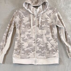Athleta Triumph Printed Hoodie Jacket sz XL